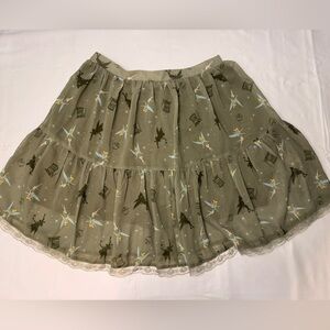 Her Universe Tinker Bell Skirt size Medium